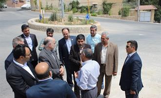 فارس : بازدید از پروژه میدان و پل جدید الاحداث بنام شهدای منا 