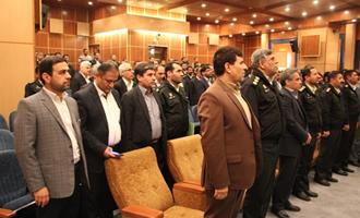 حضور مدیر حج و زیارت استان در مراسم تودیع و معارفه رئیس پلیس فرودگاه های فارس